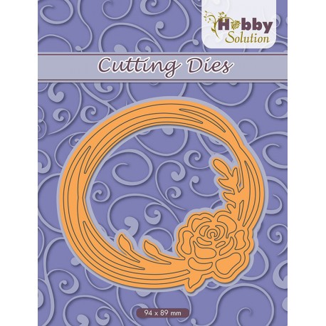 Nellies nož HSFD024 Roža v krogu 94 x 89mm