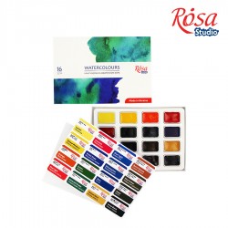 Rosa Studio akvarelne barve set 16