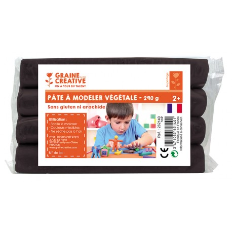 Plastelin rastlinski 290g. Črna