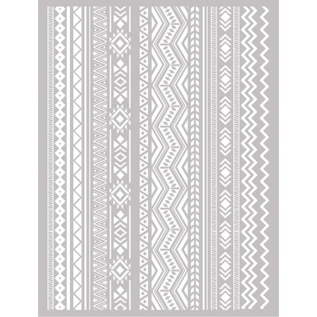 Šablona-sito za sitotisk Silkscreen 114x1153mm Azteške