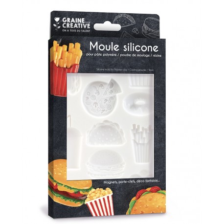 Silikonski modelčki Hitra hrana 20 x 13cm
