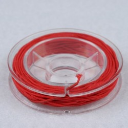 Elastična vrvica, Rdeča, 0,5mm x 5m