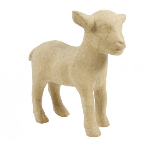 Papmache figura S Ovca 22x13x20cm