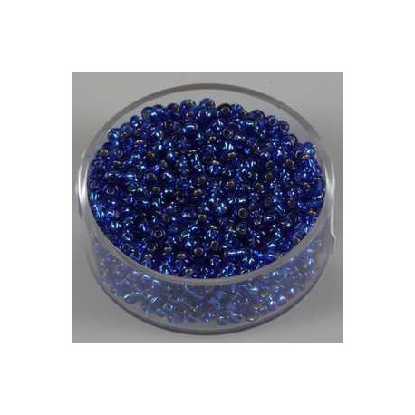 Srebrna sredica, safir modre 2,6mm 17g.