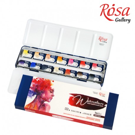 Rosa Gallery akvarelne barve Portret set 14