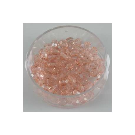 Brušene steklene perle 4mm, roza, 100kos