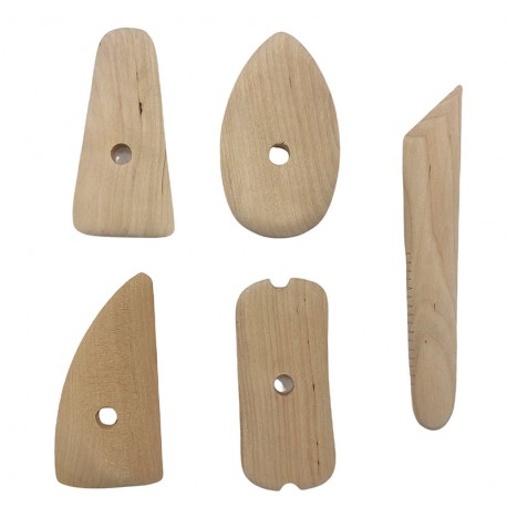 Modelirke za glino ledvičke set 5