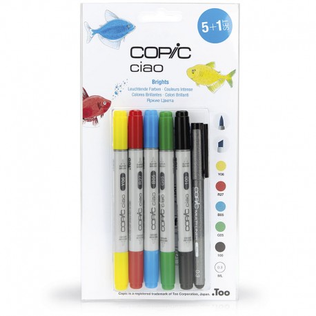 Copic CIAO set 5+1, osnovne barve
