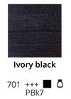  Art Creation akril 75ml 701 Ivory black