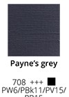  Art Creation akril 75ml 708 Paynes grey