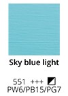  Art Creation akril 200ml 551 Sky blue light