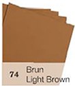  Maya barvni papirji 50x70cm B2 270g. 270g light brown (art. 97274C)