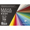 Maya barvni papir 270g. 25 x 35cm 50 listov