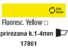  Triton akrilni marker 1.4mm, 61 Flourescentno rumena (art. K17861)