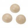 Polovične lesene krogle od 10mm do 30mm premera