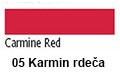  Barva za tekstil 50 ml, št.05 karmin rdeča (art. K91905)