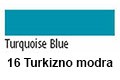  Barva za tekstil 50 ml, št.16 turkizno modra (art. K91916)