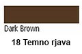  Barva za tekstil 50 ml, št.18 temno rjava (art. K91918)