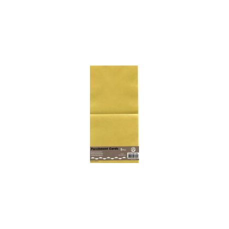 Voščilnica paus papir 125x125mm, Rumena, 5kos
