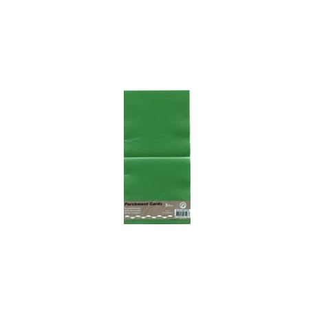 Voščilnica paus papir 125x125mm, Tm. zelena, 5kos
