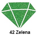  Aladin Izink Daimond barva z bleščicami 42 Zelena
