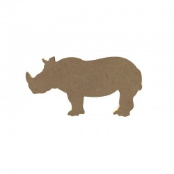 Nosorog iz MDF plošče debeline 6mm 15 x 8cm