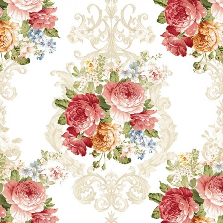 Papirni prtički Servieti Sara Cream 4 kosi 33x33cm