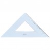 Arda plastično ravnilo trikotnik 45 stopinj 35cm