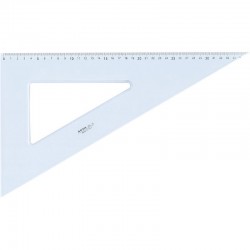Arda plastično ravnilo trikotnik 60 stopinj 35cm