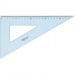 Arda plastično ravnilo trikotnik 60 stopinj 30cm