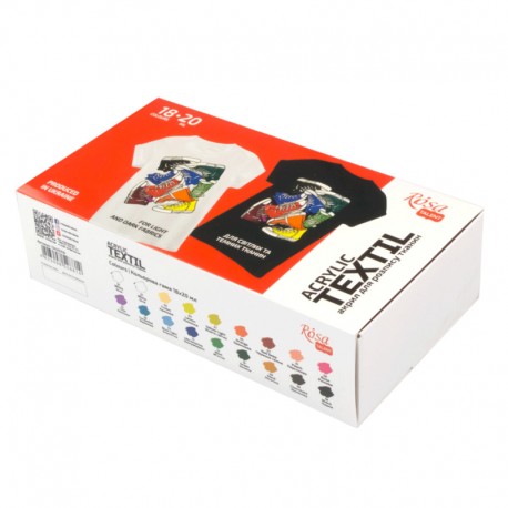 Rosa Talent set barv za Tekstil 18 x 20ml