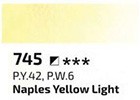  Rosa Gallery akvarelna b. 2,5ml, 745 Naples Yellow Light 