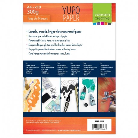 Vaessen Yupo papir A4 300g. 5 kosov