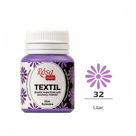 Rosa barva za tekstil 20ml 