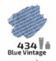  Rosa barva za tekstil 20ml 34 Modra vintage