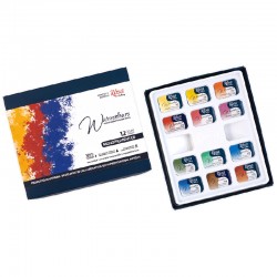 Rosa Gallery akvarelne barve Monopigmenti set 12