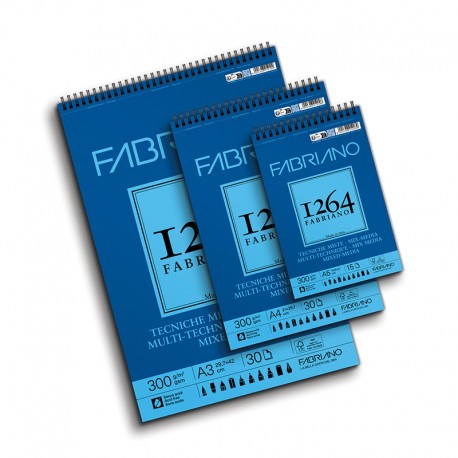 Fabriano 1264 blok Mix media-mešna tehnika 300g. špirala 