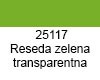  Barva za steklo na osnovi topil Reseda zelena 30m