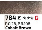  Rosa Gallery akvarelna barva 10ml, 784 Cobalt brown
