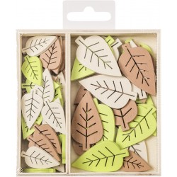 Leseni okraski Ribe od 3 do 4,5cm, 54 kosov