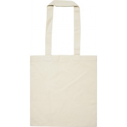 Vrečka iz 100% bombaža 38 x 42cm dolg ročaj Natur