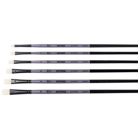 Intense ovalni čopič iz sintetičnih ščetin 