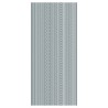 Konturna nalepka 10 x 23cm Srebrna Tanke linije