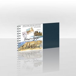 Carnet de Voyage akvarel blok 14x22cm, spirala 300g.
