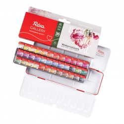 Rosa Gallery akvarelne barve Botanični set 36 x 1,6ml