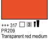  Amsterdam Expert 150 ml, Transparentno srednje rdeča 317 (art. 19153170)