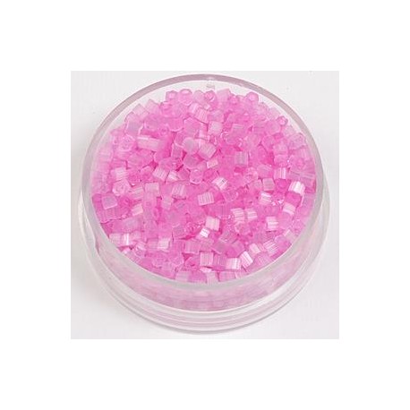 Palčke šestkotne 2mm, roza, 17g.