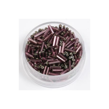 Palčke 6mm sr. sredica lila 17g.