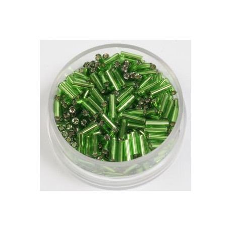 Palčke 6mm sr. sredica zelene 17g.