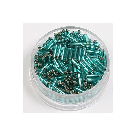 Palčke 6mm sr. sredica turkizne 17g.